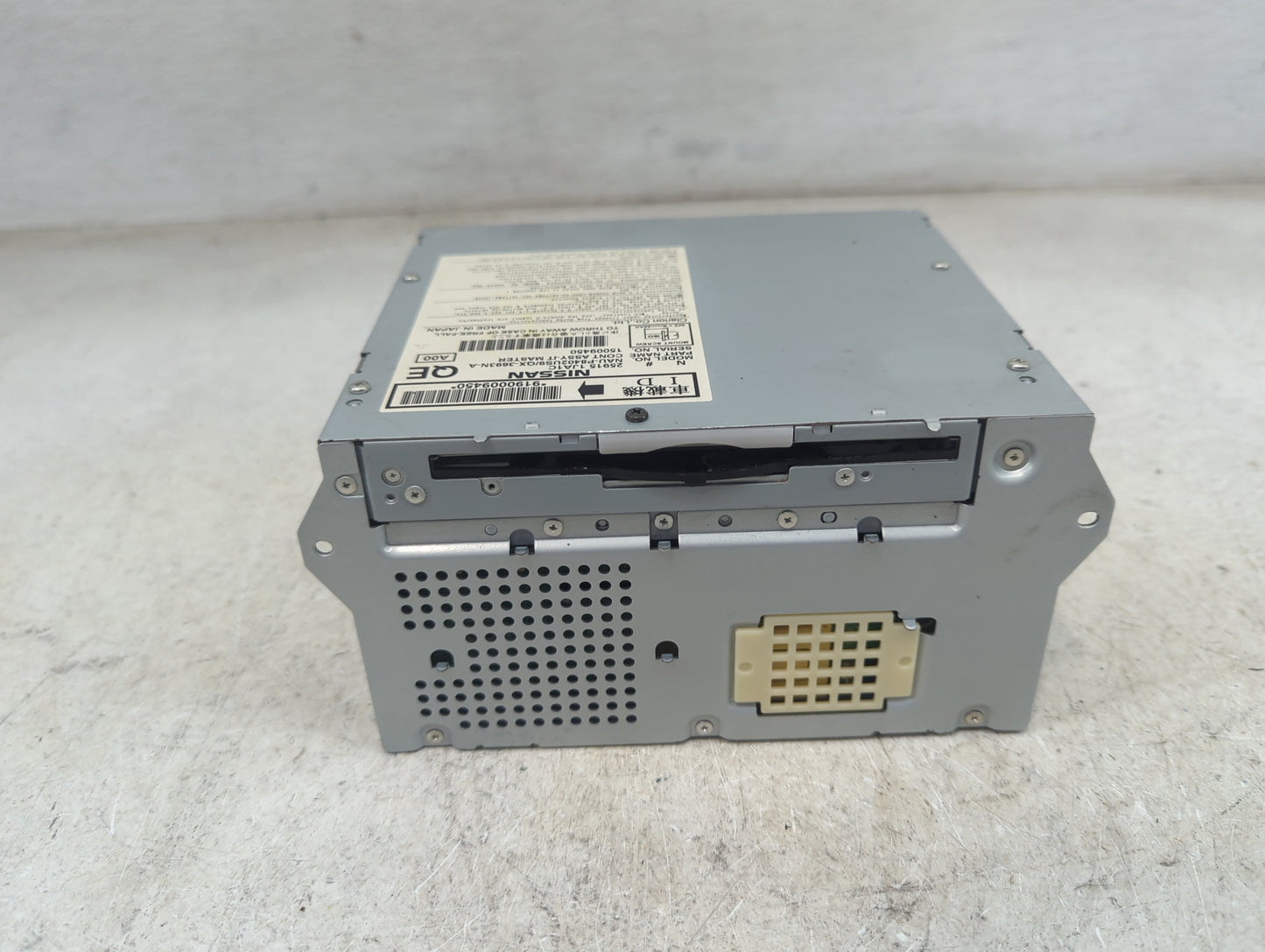 2011 Nissan Maxima Radio AM FM Cd Player Receiver Replacement P/N:25915 1JA1C NAU-P8402US9/QX-3693N-A Fits Fits 2010 2012 OE