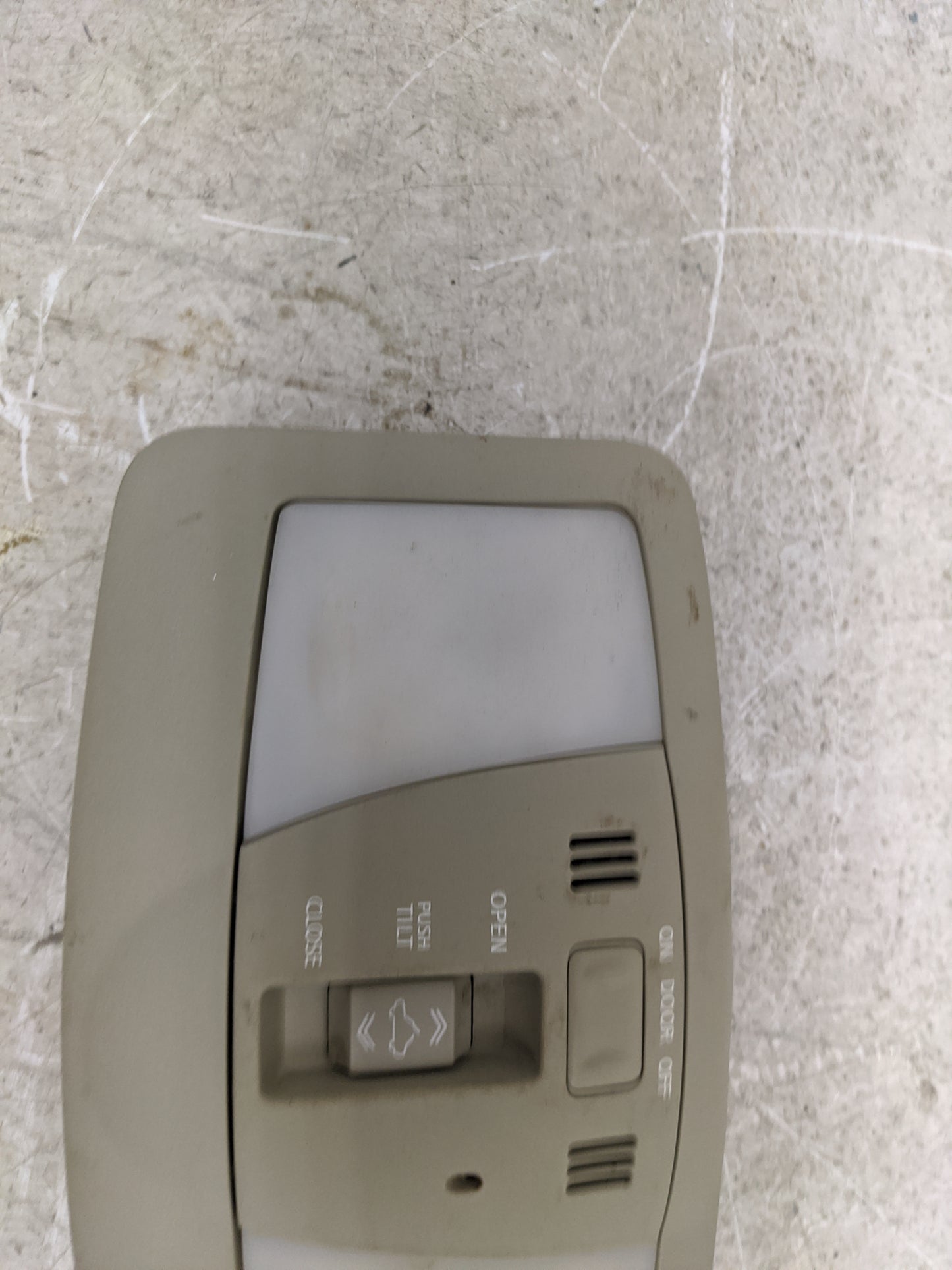 2011 Nissan Maxima Overhead Roof Console Tan - Oemusedautoparts1.com