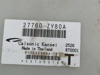 2011 Nissan Maxima Radio AM FM Cd Player Receiver Replacement P/N:27760-ZY80A 27760ZY80A Fits Fits 2010 2012 OEM Used Auto P
