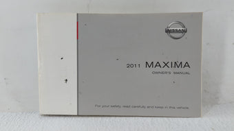 compare product 2011 Nissan Maxima Owners Manual Book Guide OEM Used Auto Parts