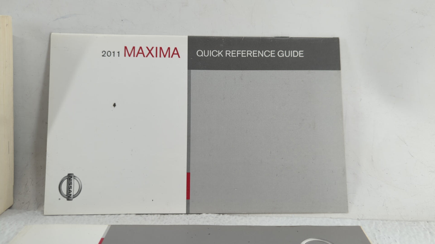 2011 Nissan Maxima Owners Manual Book Guide OEM Used Auto Parts - Oemusedautoparts1.com