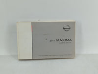 2011 Nissan Maxima Owners Manual Book Guide OEM Used Auto Parts - Oemusedautoparts1.com