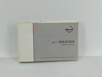 2011 Nissan Maxima Owners Manual Book Guide OEM Used Auto Parts - Oemusedautoparts1.com