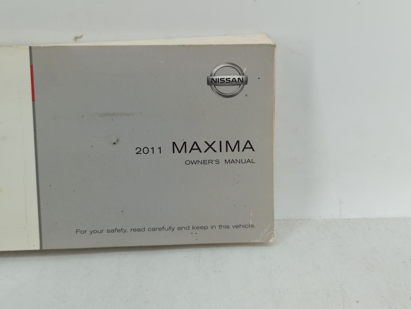 2011 Nissan Maxima Owners Manual Book Guide OEM Used Auto Parts - Oemusedautoparts1.com