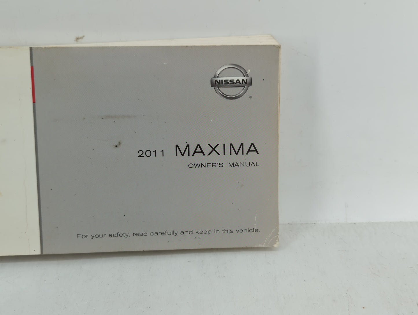 2011 Nissan Maxima Owners Manual Book Guide OEM Used Auto Parts - Oemusedautoparts1.com