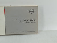 2011 Nissan Maxima Owners Manual Book Guide OEM Used Auto Parts - Oemusedautoparts1.com