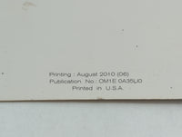 2011 Nissan Maxima Owners Manual Book Guide OEM Used Auto Parts - Oemusedautoparts1.com