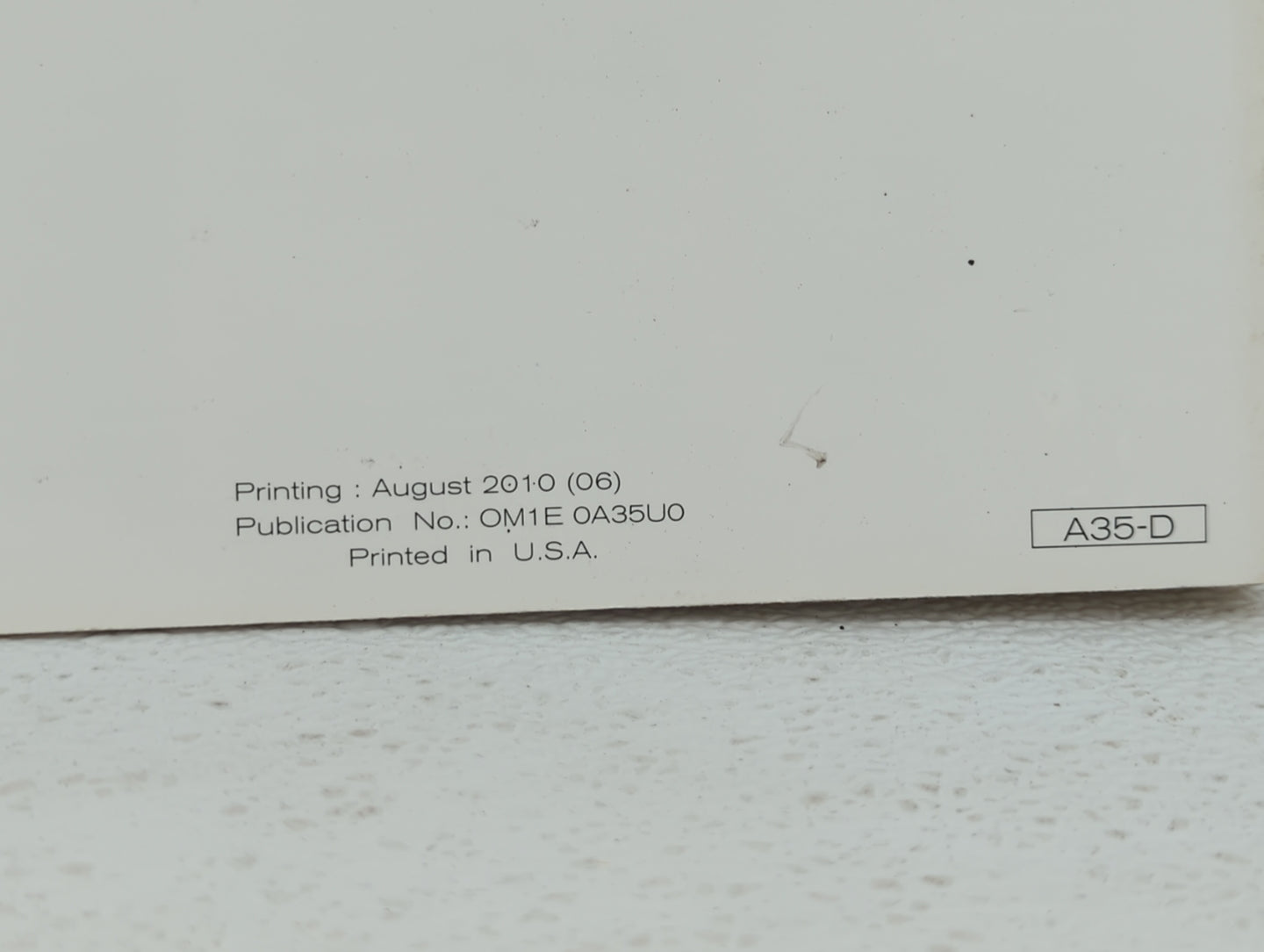2011 Nissan Maxima Owners Manual Book Guide OEM Used Auto Parts - Oemusedautoparts1.com