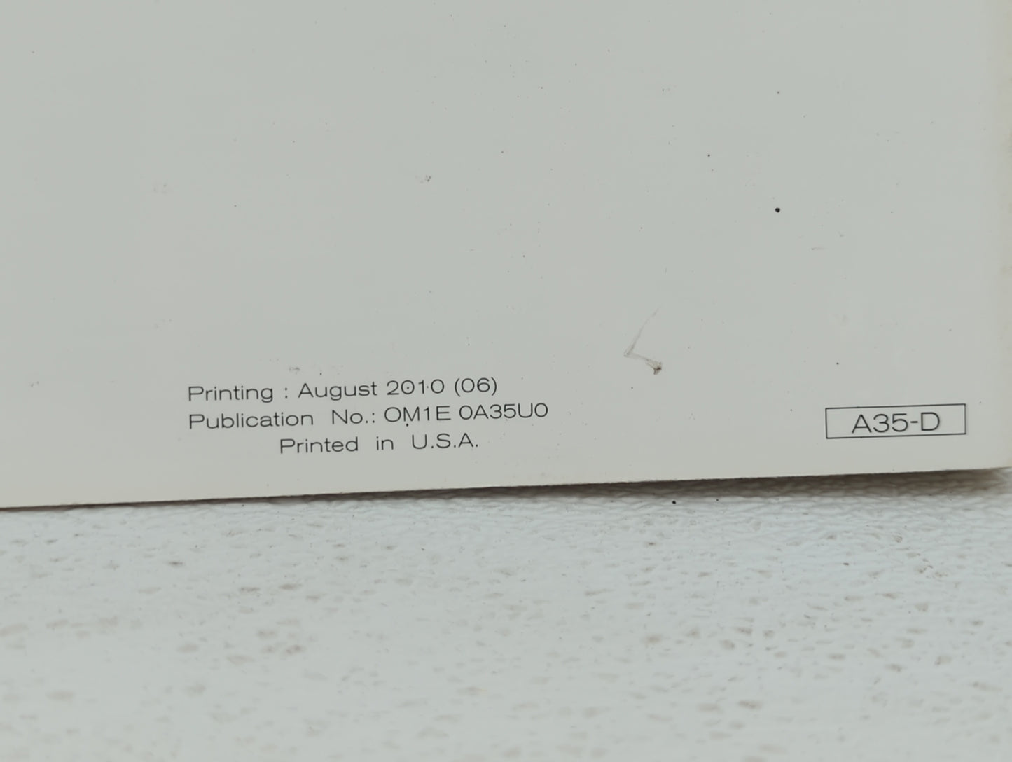 2011 Nissan Maxima Owners Manual Book Guide OEM Used Auto Parts - Oemusedautoparts1.com