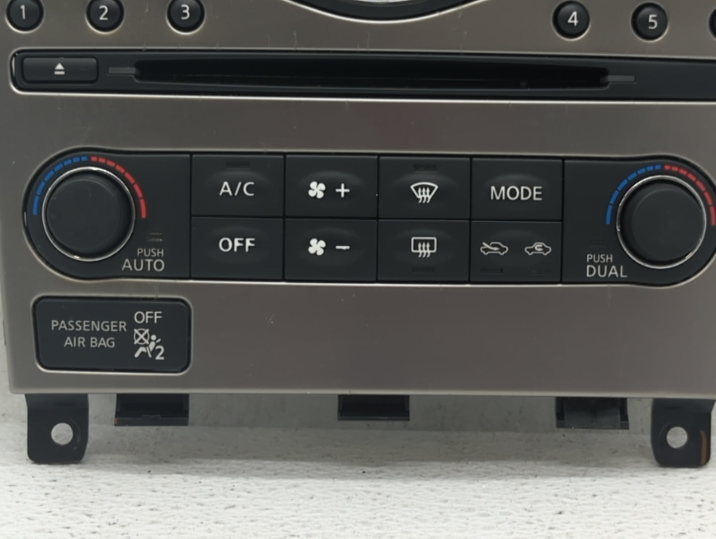 2011-2011 Nissan Maxima Radio Control Panel - Oemusedautoparts1.com