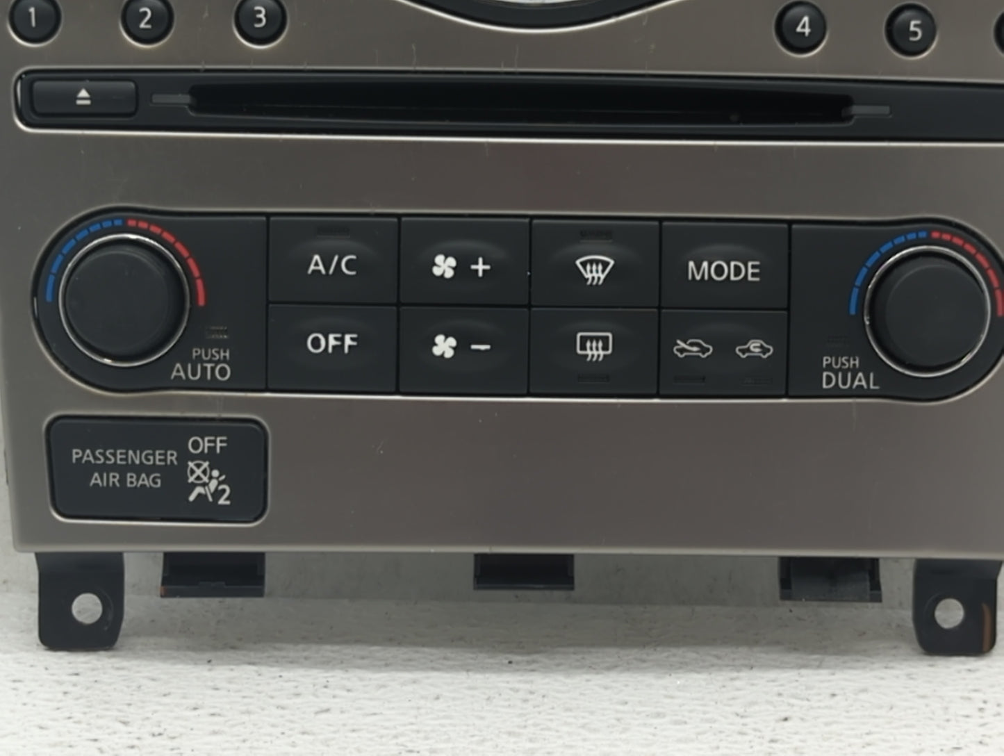 2011-2011 Nissan Maxima Radio Control Panel - Oemusedautoparts1.com