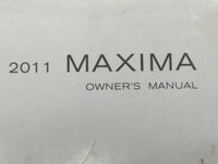2011 Nissan Maxima Owners Manual Book Guide OEM Used Auto Parts - Oemusedautoparts1.com