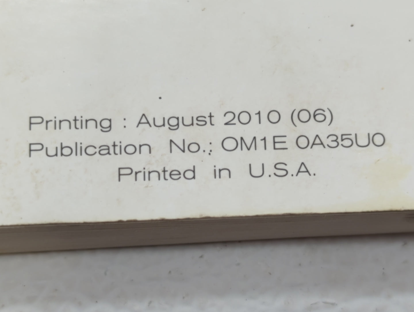 2011 Nissan Maxima Owners Manual Book Guide OEM Used Auto Parts - Oemusedautoparts1.com