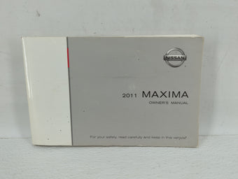 compare product 2011 Nissan Maxima Owners Manual Book Guide OEM Used Auto Parts
