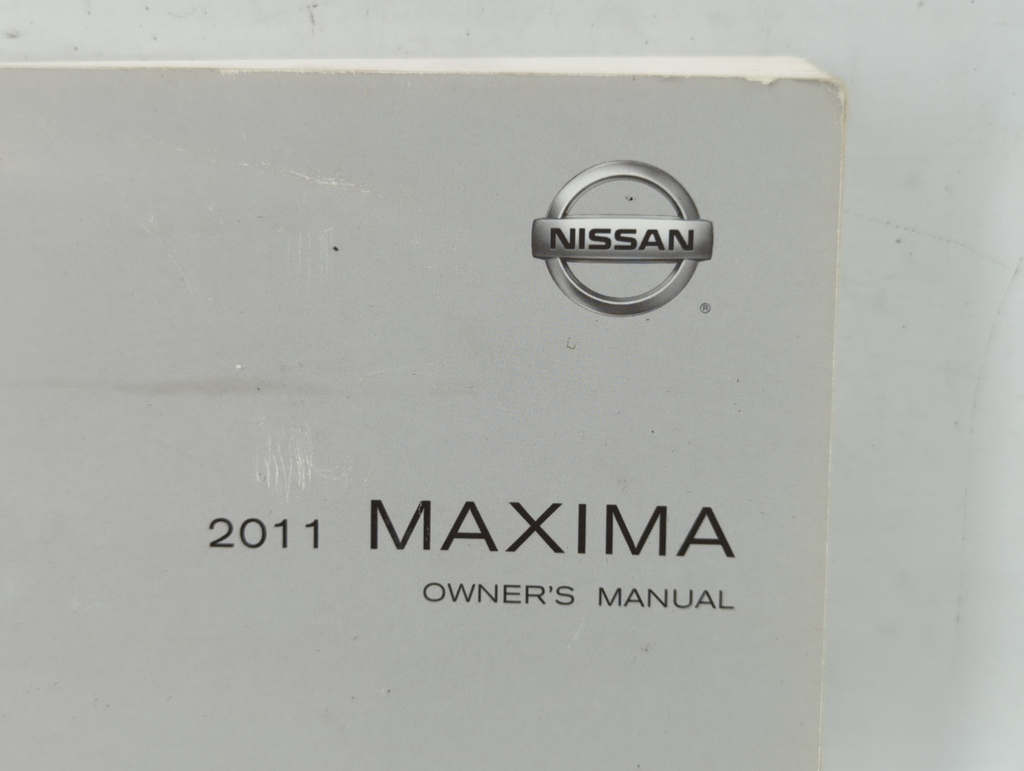 2011 Nissan Maxima Owners Manual Book Guide OEM Used Auto Parts - Oemusedautoparts1.com