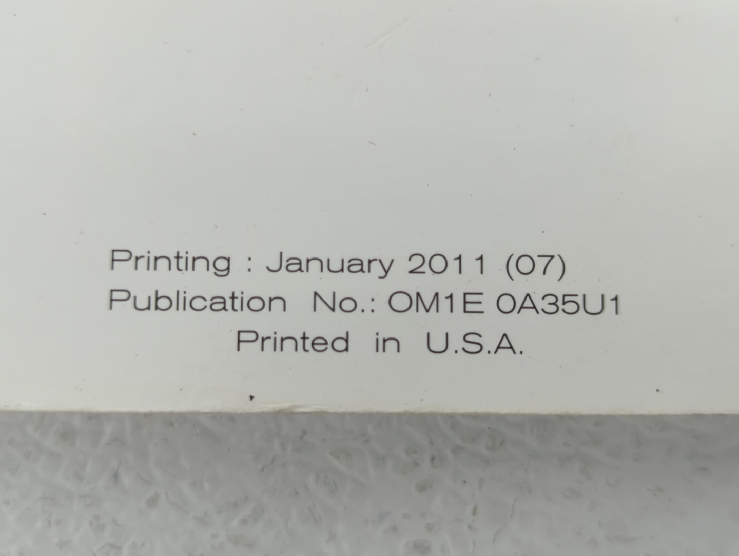 2011 Nissan Maxima Owners Manual Book Guide OEM Used Auto Parts - Oemusedautoparts1.com