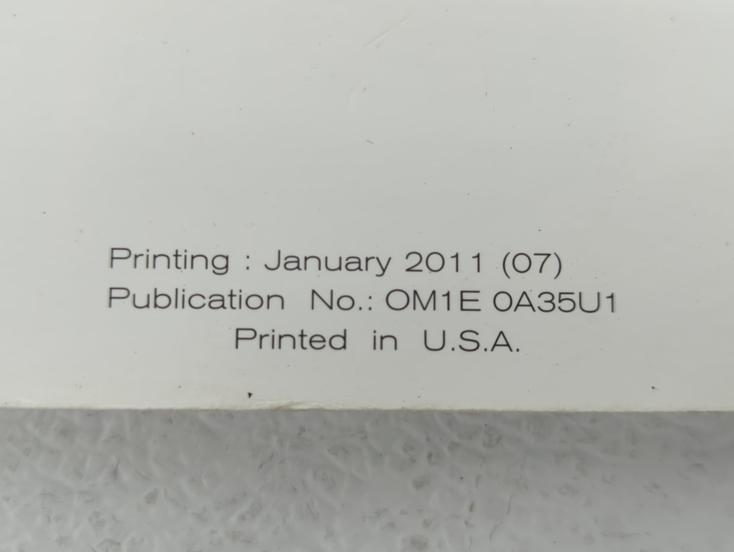2011 Nissan Maxima Owners Manual Book Guide OEM Used Auto Parts - Oemusedautoparts1.com