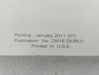 2011 Nissan Maxima Owners Manual Book Guide OEM Used Auto Parts - Oemusedautoparts1.com