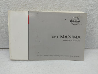compare product 2011 Nissan Maxima Owners Manual Book Guide OEM Used Auto Parts
