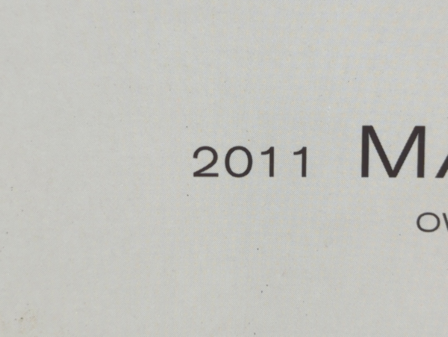 2011 Nissan Maxima Owners Manual Book Guide OEM Used Auto Parts - Oemusedautoparts1.com