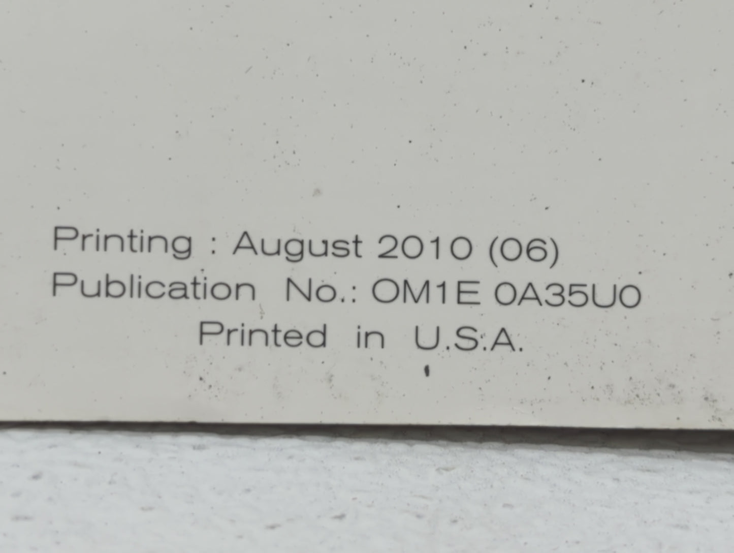 2011 Nissan Maxima Owners Manual Book Guide OEM Used Auto Parts - Oemusedautoparts1.com