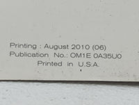 2011 Nissan Maxima Owners Manual Book Guide OEM Used Auto Parts - Oemusedautoparts1.com