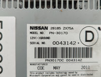 2011-2011 Nissan Maxima Am Fm Cd Player Radio Receiver 522890 - Oemusedautoparts1.com