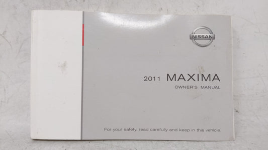 2011 Nissan Maxima Owners Manual Book Guide OEM Used Auto Parts - Oemusedautoparts1.com