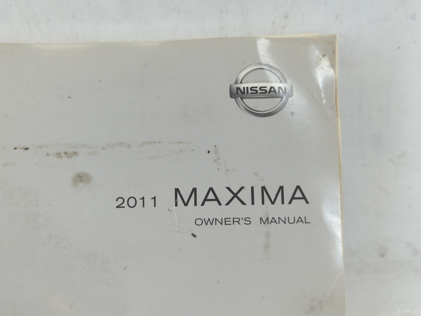 2011 Nissan Maxima Owners Manual Book Guide OEM Used Auto Parts - Oemusedautoparts1.com
