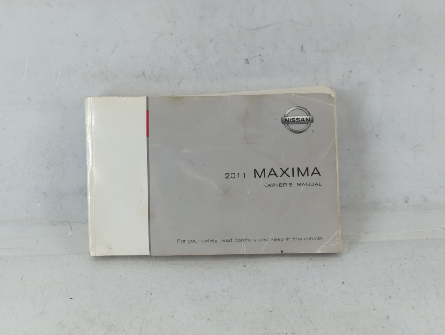 2011 Nissan Maxima Owners Manual Book Guide OEM Used Auto Parts - Oemusedautoparts1.com