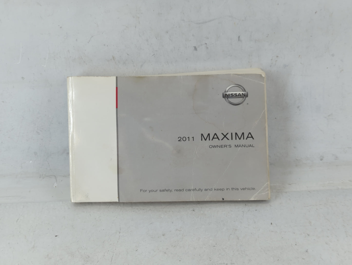 2011 Nissan Maxima Owners Manual Book Guide OEM Used Auto Parts - Oemusedautoparts1.com