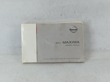 2011 Nissan Maxima Owners Manual Book Guide OEM Used Auto Parts - Oemusedautoparts1.com