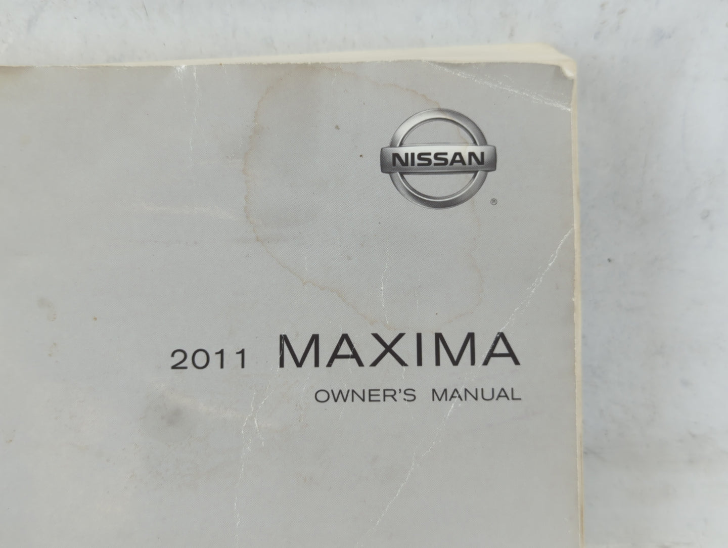2011 Nissan Maxima Owners Manual Book Guide OEM Used Auto Parts - Oemusedautoparts1.com