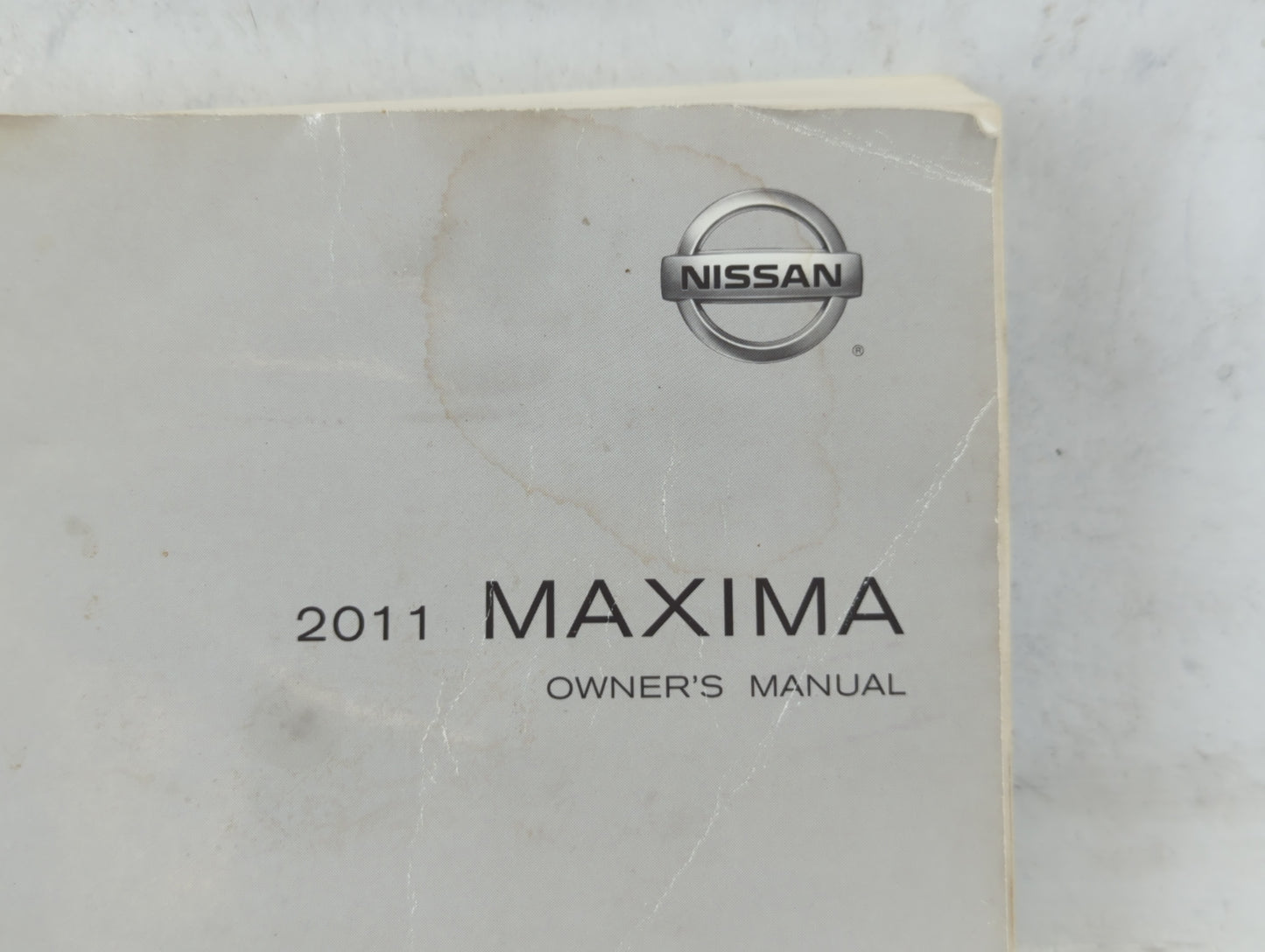 2011 Nissan Maxima Owners Manual Book Guide OEM Used Auto Parts - Oemusedautoparts1.com