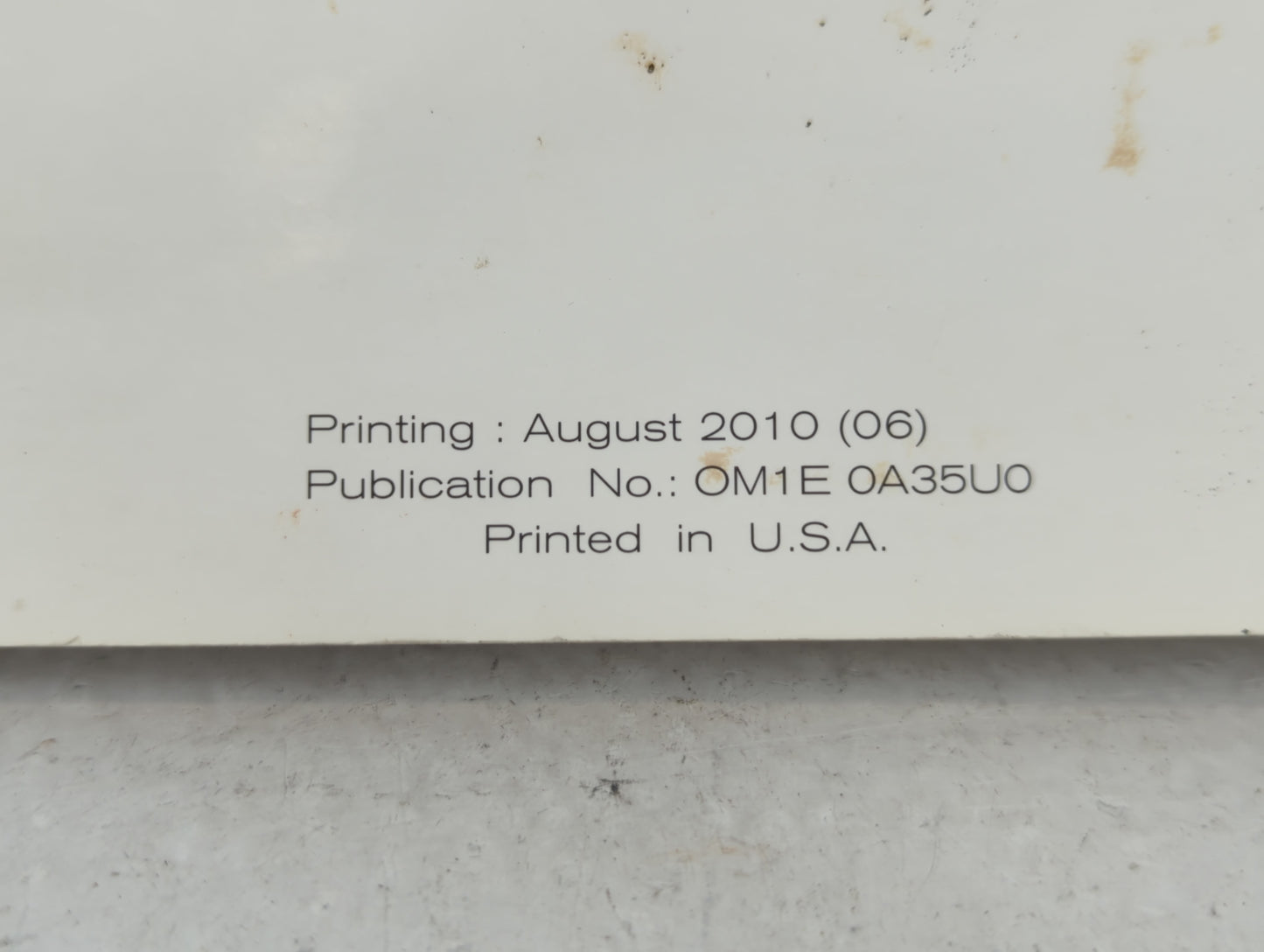 2011 Nissan Maxima Owners Manual Book Guide OEM Used Auto Parts - Oemusedautoparts1.com