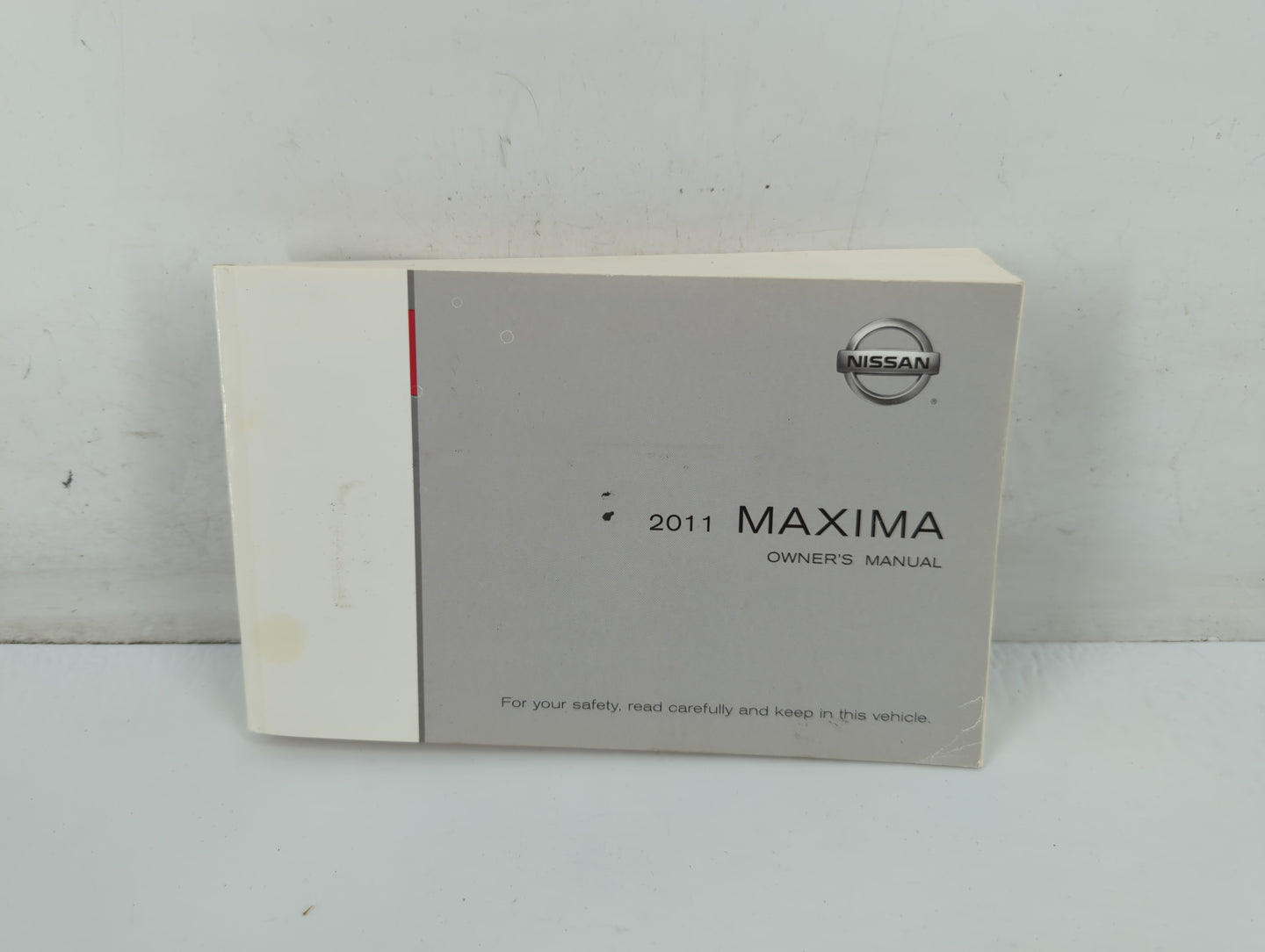2011 Nissan Maxima Owners Manual Book Guide P/N:OM1E 0A35U0 OEM Used Auto Parts - Oemusedautoparts1.com