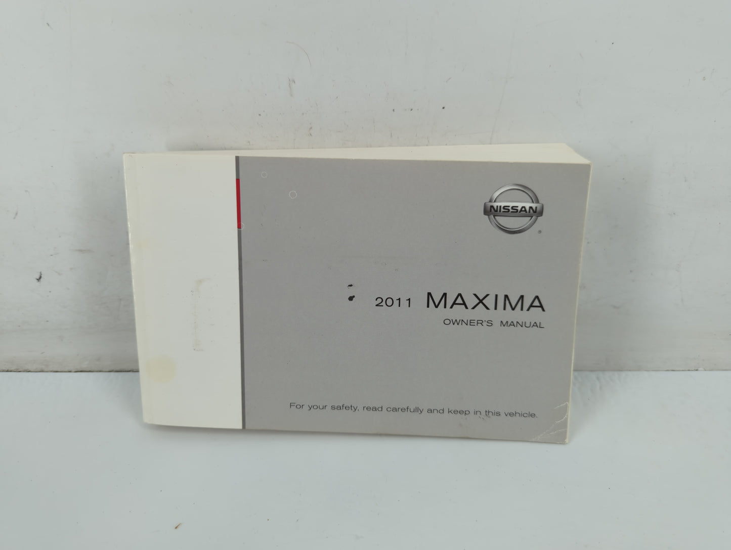 2011 Nissan Maxima Owners Manual Book Guide P/N:OM1E 0A35U0 OEM Used Auto Parts - Oemusedautoparts1.com
