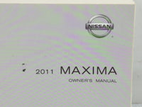 2011 Nissan Maxima Owners Manual Book Guide P/N:OM1E 0A35U0 OEM Used Auto Parts - Oemusedautoparts1.com