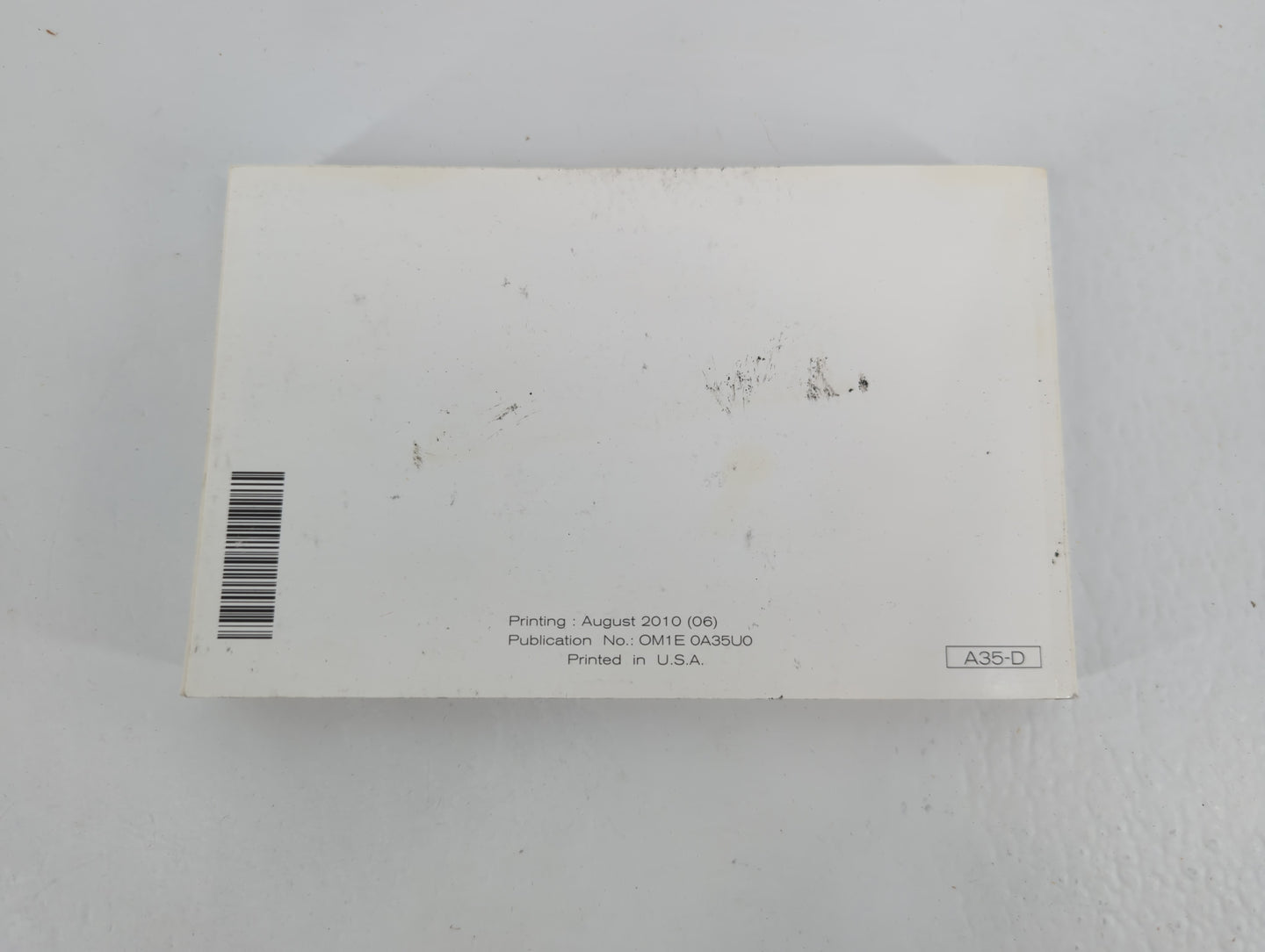 2011 Nissan Maxima Owners Manual Book Guide P/N:OM1E 0A35U0 OEM Used Auto Parts - Oemusedautoparts1.com