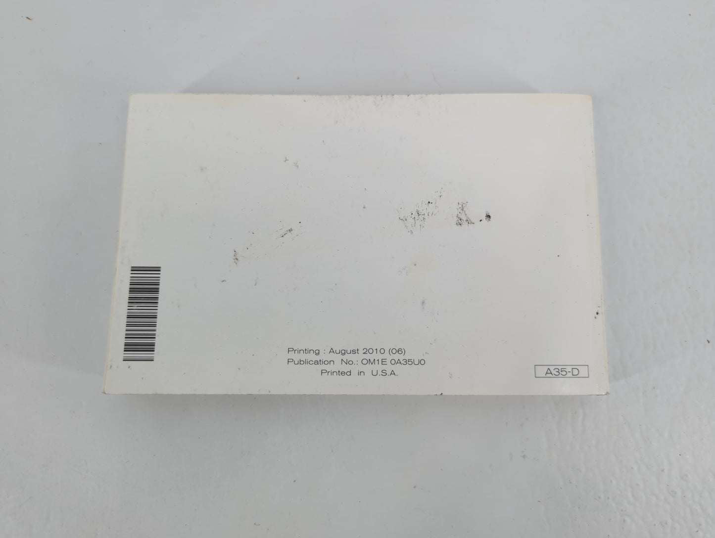 2011 Nissan Maxima Owners Manual Book Guide P/N:OM1E 0A35U0 OEM Used Auto Parts - Oemusedautoparts1.com