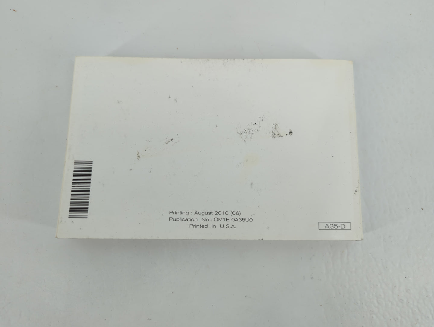 2011 Nissan Maxima Owners Manual Book Guide P/N:OM1E 0A35U0 OEM Used Auto Parts - Oemusedautoparts1.com
