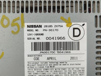 2011-2011 Nissan Maxima Am Fm Cd Player Radio Receiver - Oemusedautoparts1.com