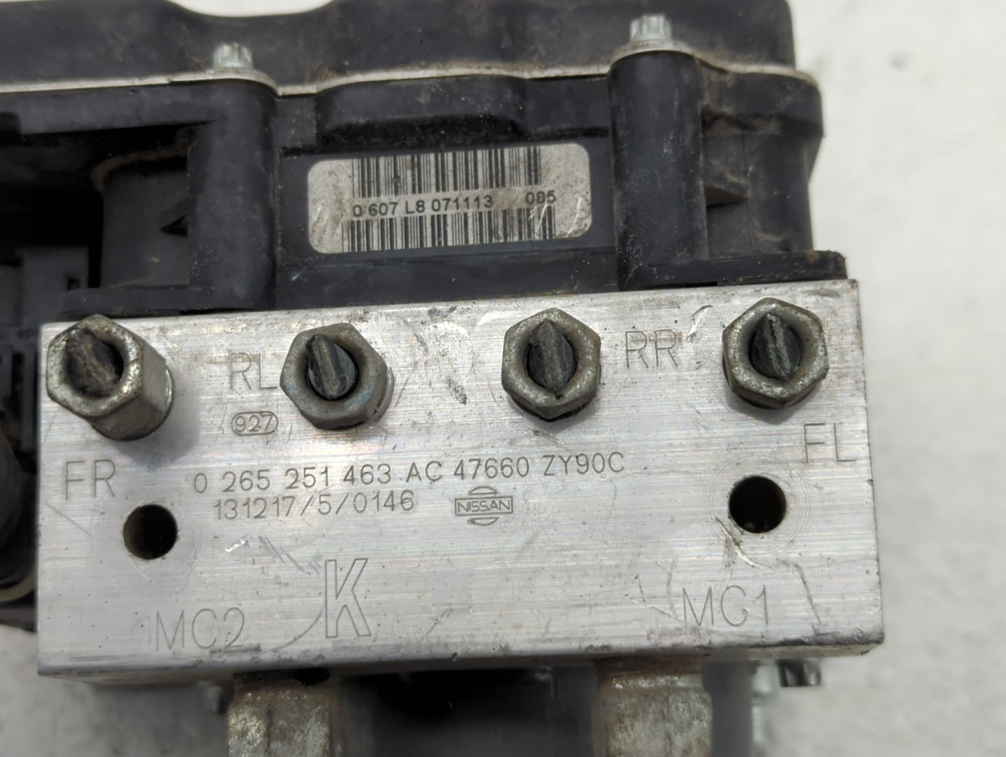 2011-2013 Nissan Maxima ABS Pump Control Module Replacement P/N:47660 ZY90C 0 265 251 463 AC Fits Fits 2011 2012 2013 OEM Us