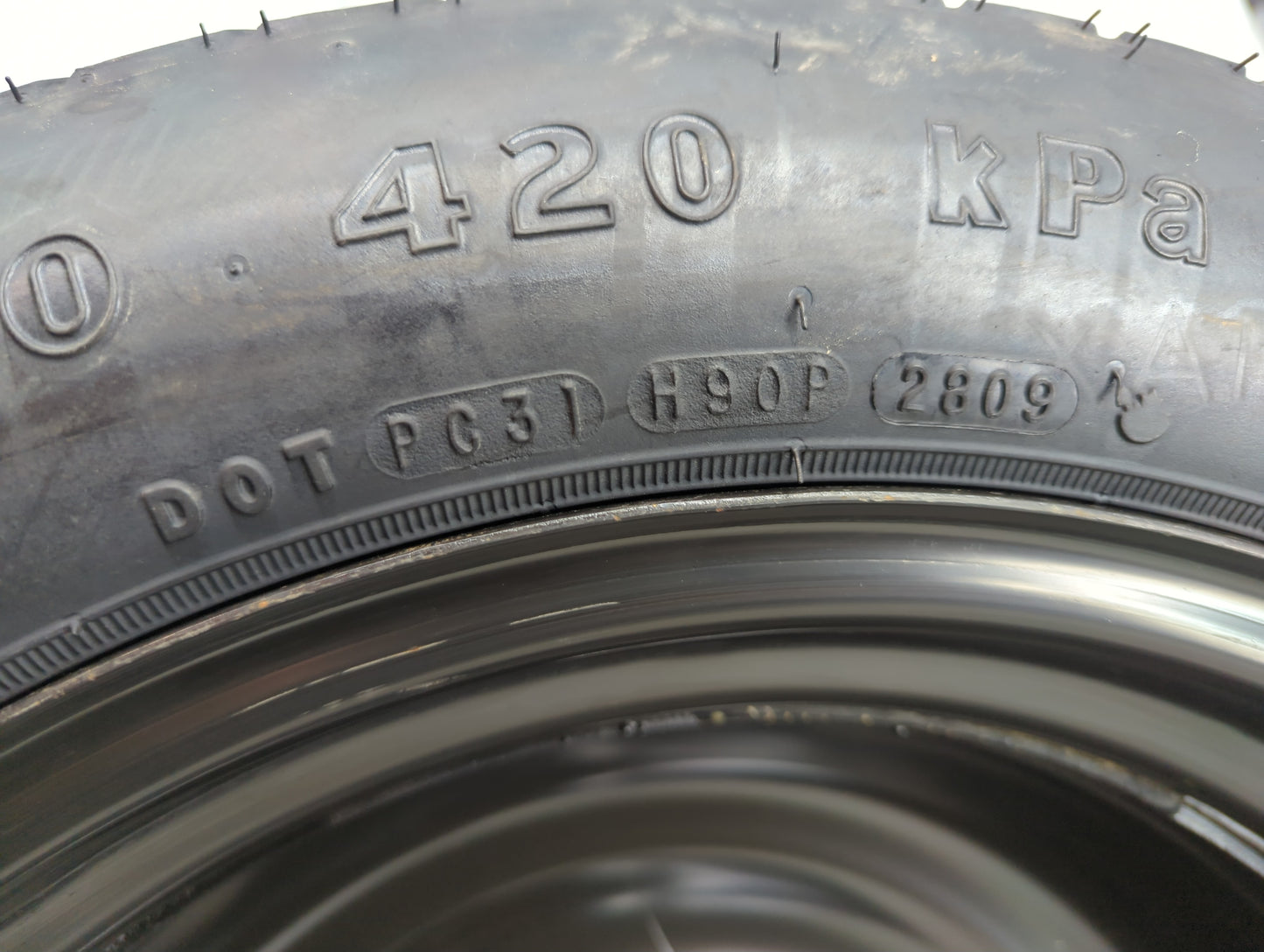 2004-2022 Nissan Maxima Spare Donut Tire Wheel Rim Oem - Oemusedautoparts1.com