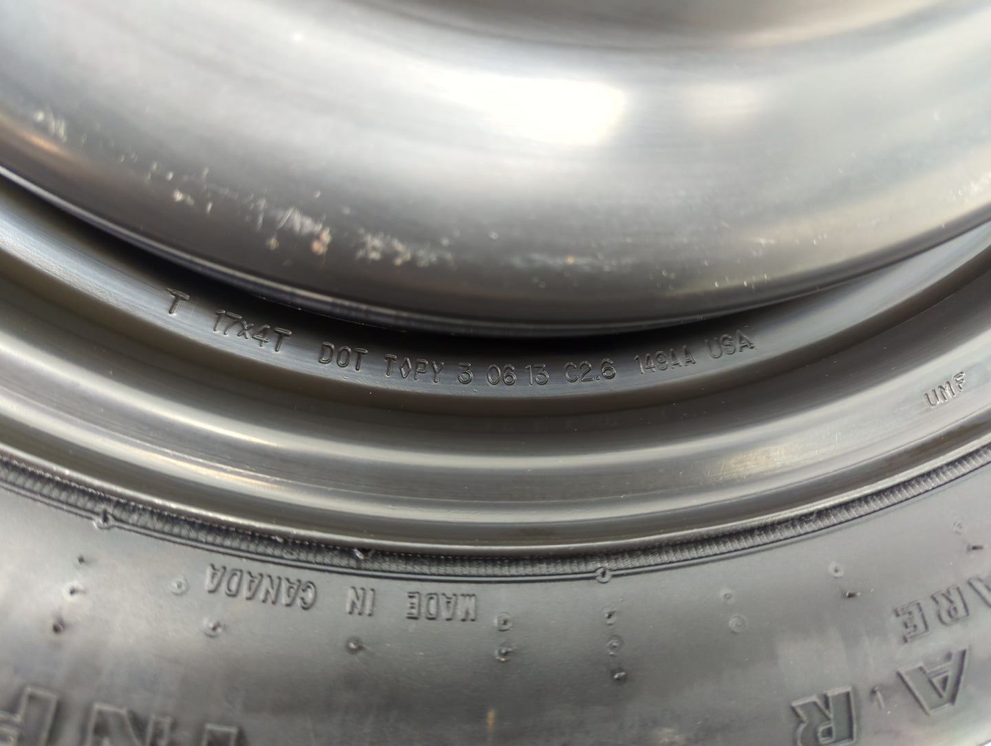 2004-2022 Nissan Maxima Spare Donut Tire Wheel Rim Oem - Oemusedautoparts1.com