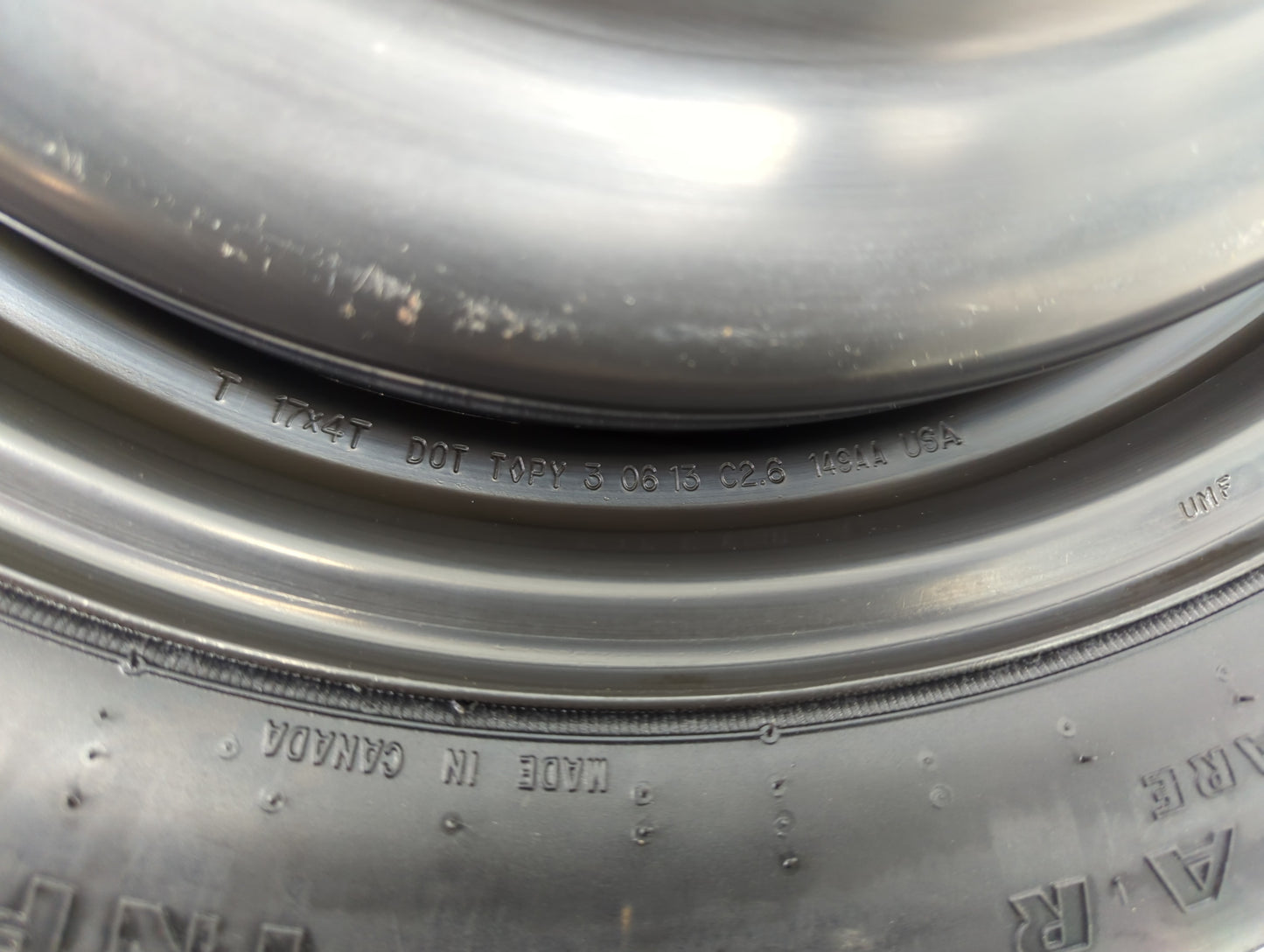 2004-2022 Nissan Maxima Spare Donut Tire Wheel Rim Oem - Oemusedautoparts1.com