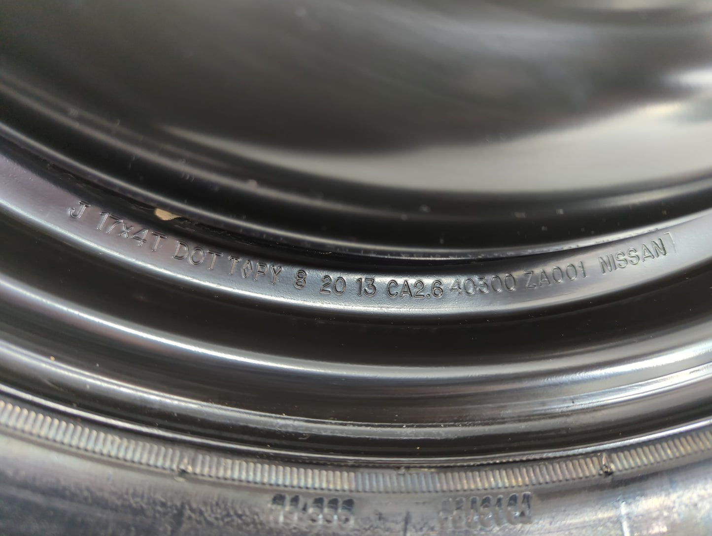 2004-2022 Nissan Maxima Spare Donut Tire Wheel Rim Oem - Oemusedautoparts1.com