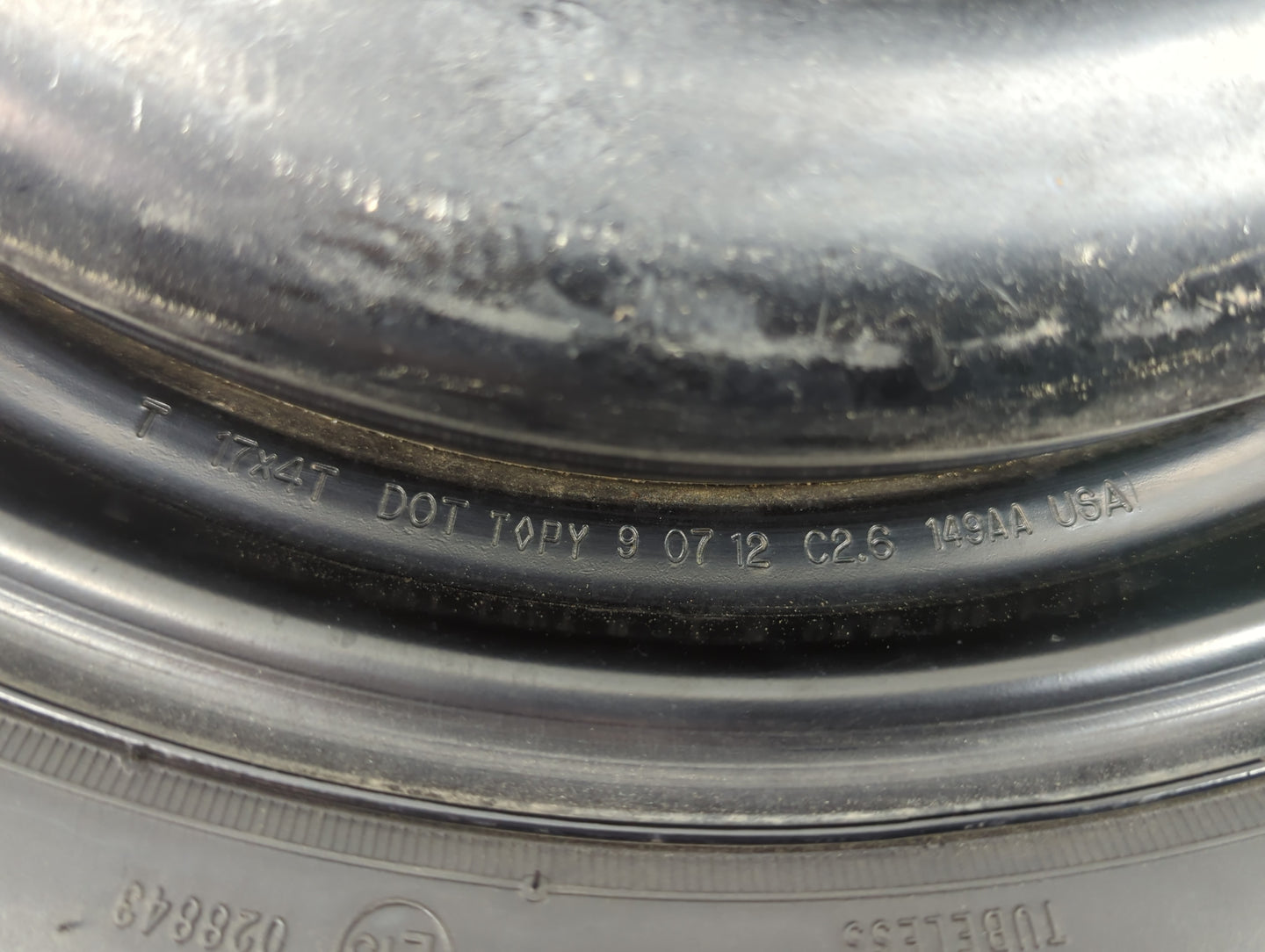 2004-2022 Nissan Maxima Spare Donut Tire Wheel Rim Oem - Oemusedautoparts1.com