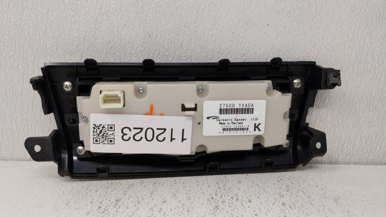 2010-2014 Nissan Murano Climate Control Module Temperature AC/Heater Replacement P/N:27500 1V40A Fits OEM Used Auto Parts - 