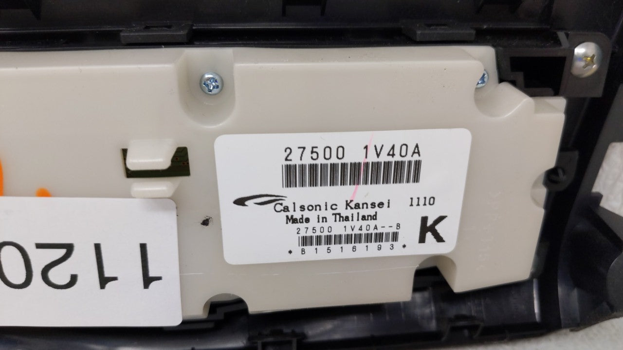 2010-2014 Nissan Murano Climate Control Module Temperature AC/Heater Replacement P/N:27500 1V40A Fits OEM Used Auto Parts - 
